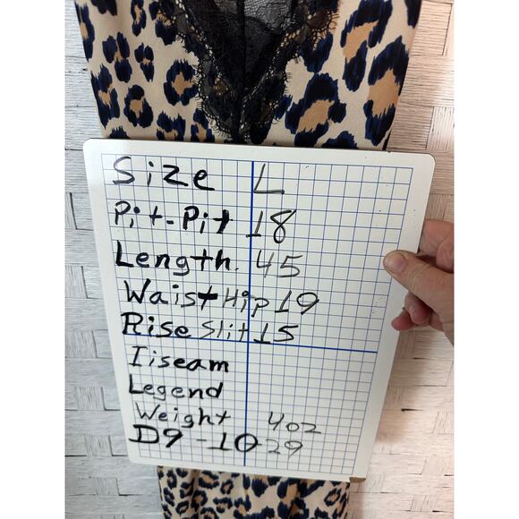 Victoria’s Secret women’s slip dress animal print cheetah print lace romantic ￼ - Picture 8 of 8